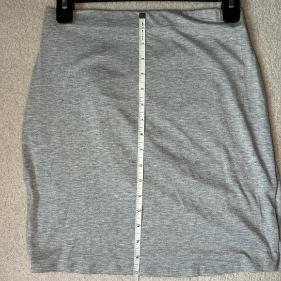 LUSH Gray Twist Skirt - Picture 6 of 9